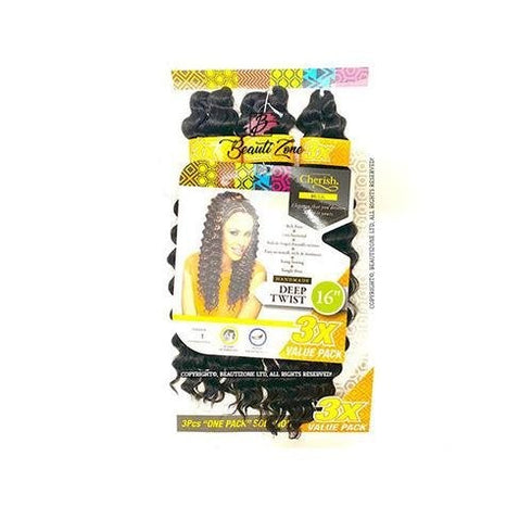 Cherish I Deep Twist Bulk I 3 Value Pack I 16" Lengths I Synthetic Hair Braids